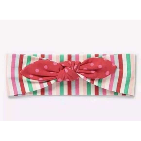 Matilda Jane Wonderment Berry Fun striped Headband OS One Size - Picture 1 of 7